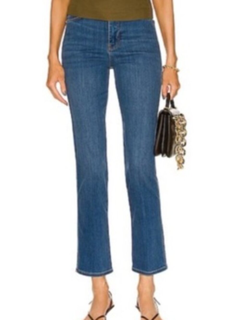 Frame | Cropped Straight Leg Jeans